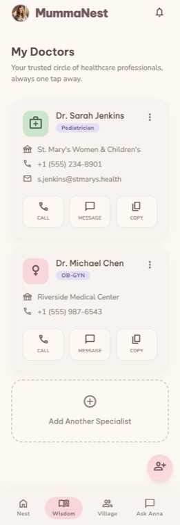 My Doctors — your trusted circle of healthcare professionals